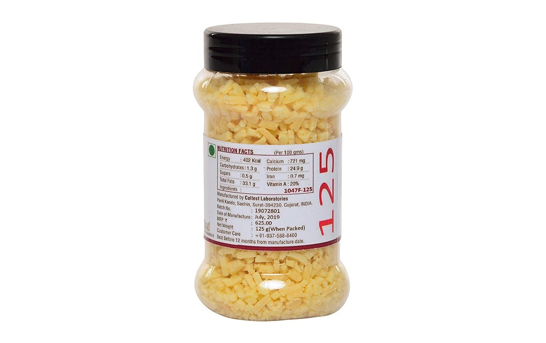 Nutravita Cheddar Cheese Flakes    Plastic Jar  125 grams